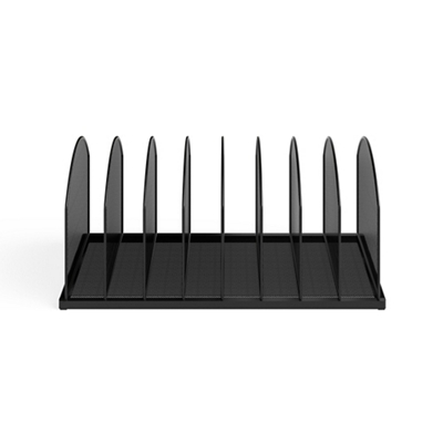 Onyx Desk Organizer, 8 Upright Sections