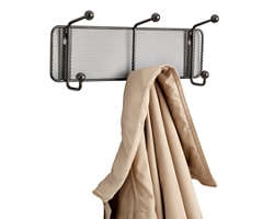 Onyx™ Mesh 3 Hook Wall Rack