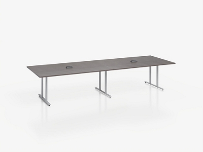 Voyage Conference Table with Two Power Modules - 144"Wx48"D