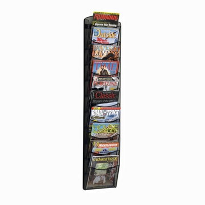 Onyx Magazine Rack with 10 Pocket