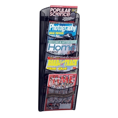 Five Pocket Magazine Rack
