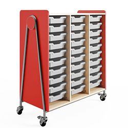 Cart with 16 Trays - 3"D
