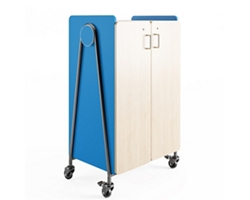 Whiffle Triple-Wide Rolling Storage Cart - 60”H