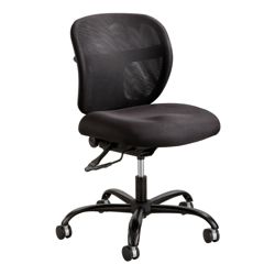 Vue Big and Tall Armless Mesh Back Chair