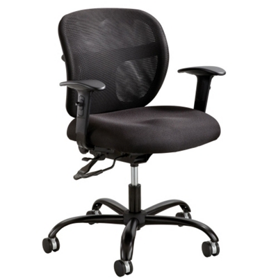 24-Hour-Rated Chair: 500-Pound Capacity, Armless, Vinyl