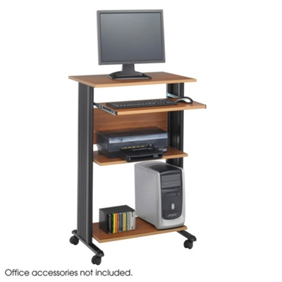 Mobile Standing Height Computer Workstation