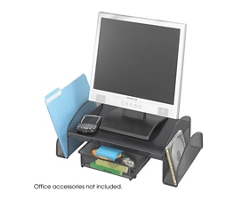 Onyx Monitor Stand with Mesh Drawer