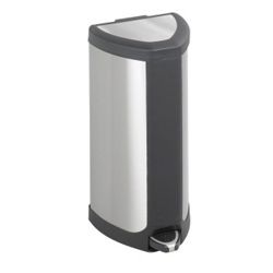 Step-on Stainless Steel Four Gallon Waste Receptacle