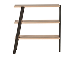 Mirella 3 Shelf Bookshelf - 38"H