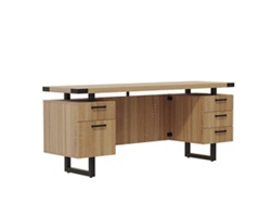 Mirella Knee-Space Credenza - 72"W