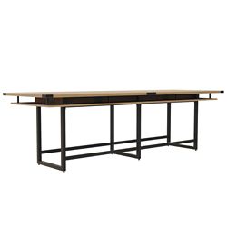 Mirella Standing Height Conference Table - 12'W x 47"D