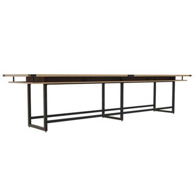 Mirella Standing Height Conference Table - 16'W x 47"D