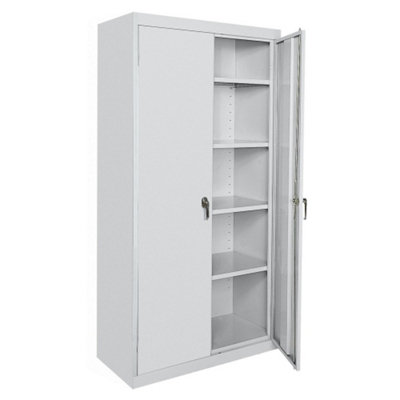 5 Shelf Steel Storage Cabinet 36 W X 72 H By Sandusky Nbf Com