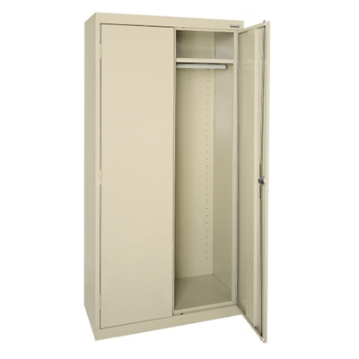Steel Wardrobe Storage Cabinet 36 W X 72 H By Sandusky Nbf Com