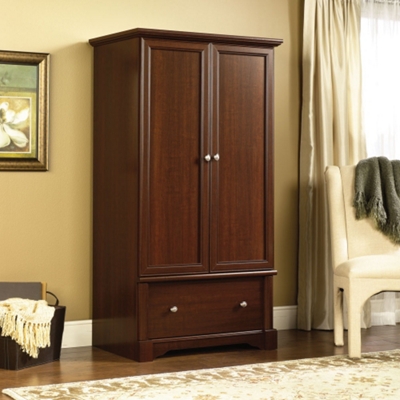 Double Door Wardrobe Cabinet By Sauder Office Furniture Nbf Com