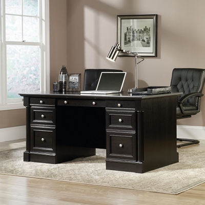 Double Pedestal Desk 65 W X 29 D By Sauder Office Furniture