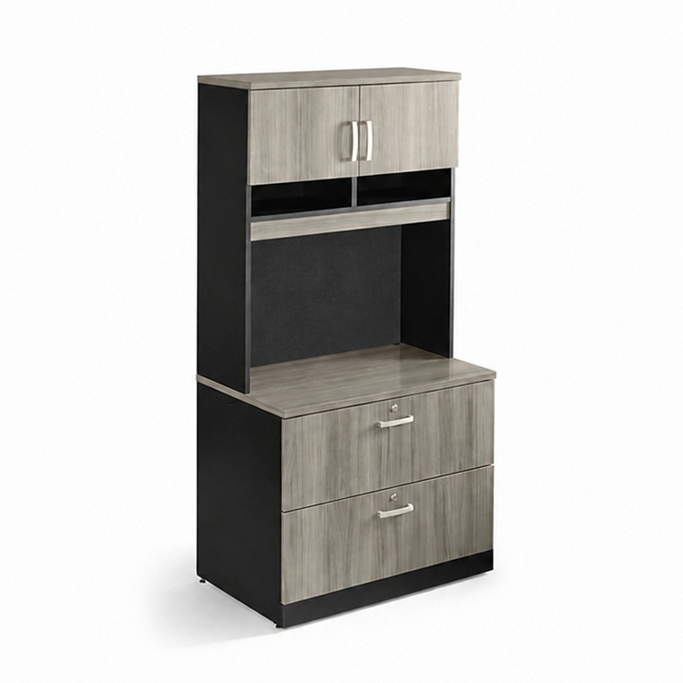Via 2 Drawer Lateral File with Hutch - 37
