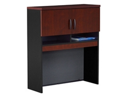 Hutch for Lateral File with Soft-Close Doors