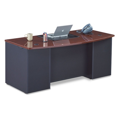 Via Bowfront Executive Desk - 72" W