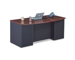 Via Bowfront Executive Desk - 72" W