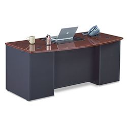 Executive Bowfront Desk Shell