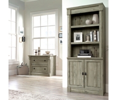 Palladia Three Shelf Bookcase with Doors
