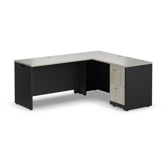 Via Reversible L-Shaped Desk - 60"W x 72"D