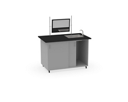 Science Station Demo Workstation with Board and Sink