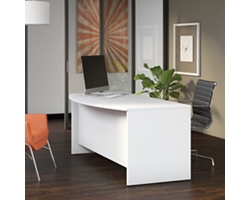 Studio C Bow Front Desk - 71"W x 36"D