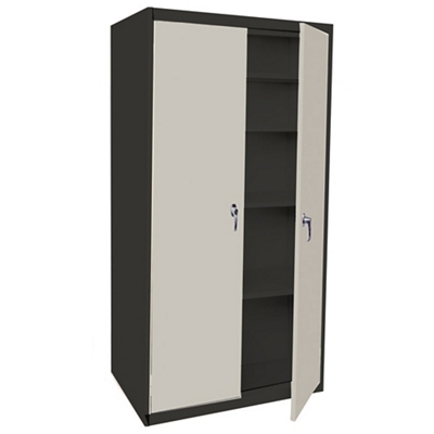 Five Shelf Storage Cabinet 30 W X 18 D X 72 H By Steel Cabinet Usa Nbf Com