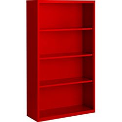 Welded-Steel Bookcase - 60"H