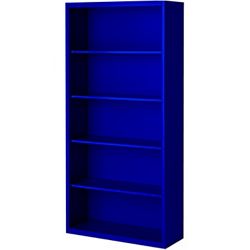 Welded-Steel Bookcase - 72"H