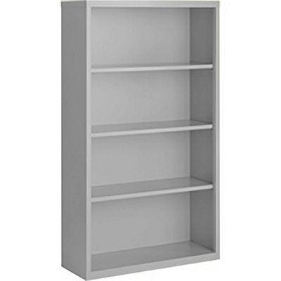 Welded-Steel Bookcase - 36"Wx18"Dx60"H