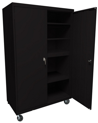 Mobile Storage Cabinet - 36"Wx24"Dx72"H