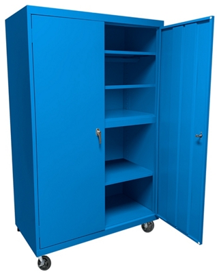 Mobile Storage Cabinet - 48"Wx24"Dx66"H