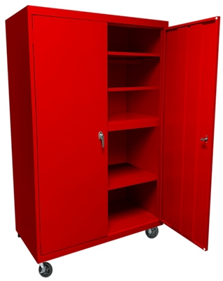 Mobile Storage Cabinet - 48"Wx24"Dx72"H