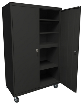 Mobile Storage Cabinet - 48"Wx24"Dx78"H