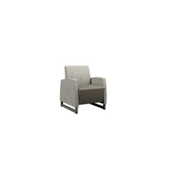 Behavioral Health Vinyl Guest Chair with Upholstered Arms