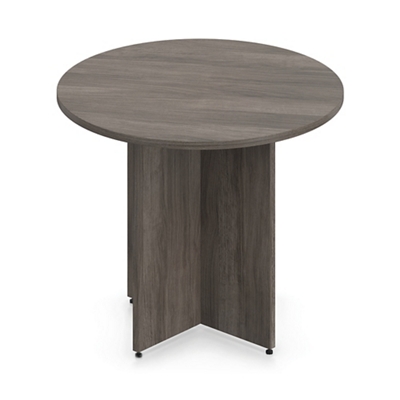 Contemporary Round Four Seat Conference Table  - 36"