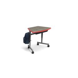 Fixed Height Desk with Casters 36"W x 22"D