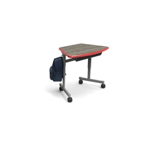 Fixed Height Desk with Casters 36"W x 22"D