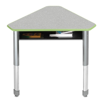 Metropolitan Adjustable Height L-Shaped Desk with Left Return by NBF  Signature Series