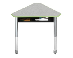 Interchange Adjustable Height Diamond Mini Student Desk with Book Box