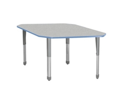 Interchange Adjustable Height Diamond Two Person Student Desk