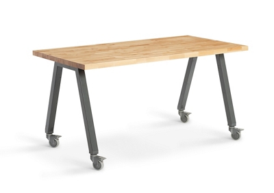 Butcher Block Studio Table - 36"H