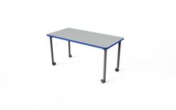 Rectangular Table with Casters - 48"W x 30"D