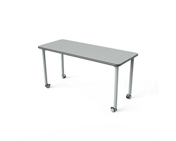Rectangular Table with Casters - 48"W x 24"D