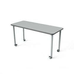 Rectangular Table with Casters - 48"W x 24"D