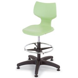 Adjustable Height Stool with Glides