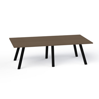 Plateaux Rectangular Conference Table with 3MM Edge - 120W x 48D